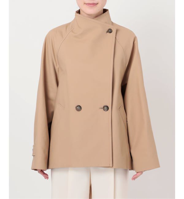 NOBLE「《追加予約》コットンダブルクロススタンドショートコート」|その他|