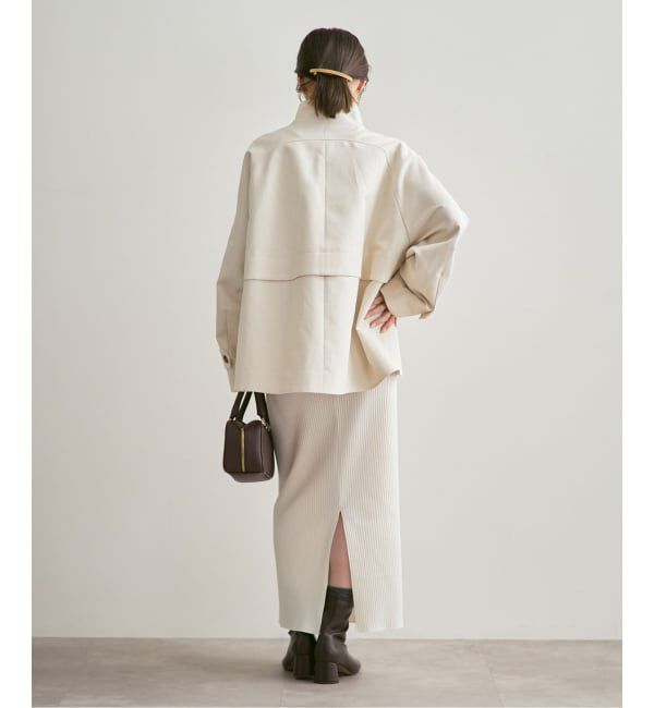NOBLE「《追加予約》コットンダブルクロススタンドショートコート」|その他|
