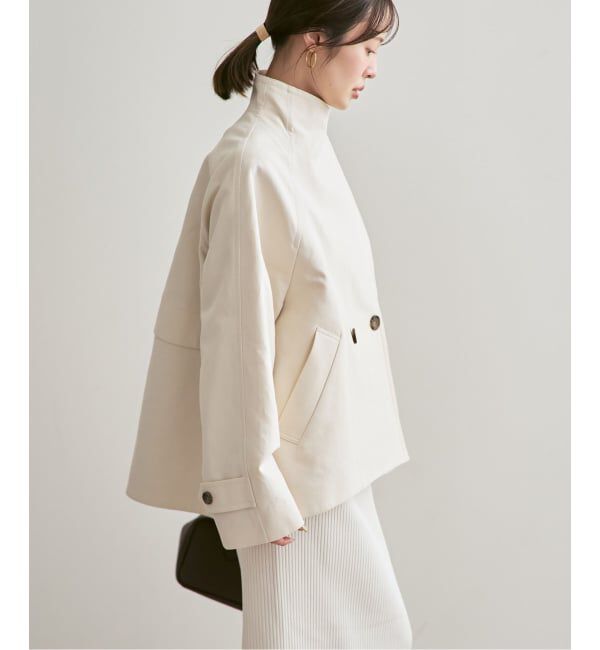 NOBLE「《追加予約》コットンダブルクロススタンドショートコート」|その他|