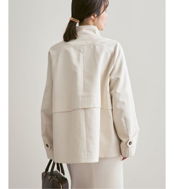 NOBLE「《追加予約》コットンダブルクロススタンドショートコート」|その他|
