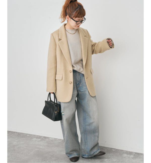 Spick and Span「モヘヤブレンド シャギージャケット」|その他|