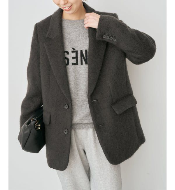 Spick and Span「モヘヤブレンド シャギージャケット」|その他|