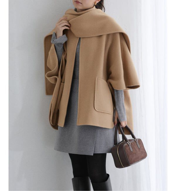  「ストールSETポンチョリバーコート」|その他|