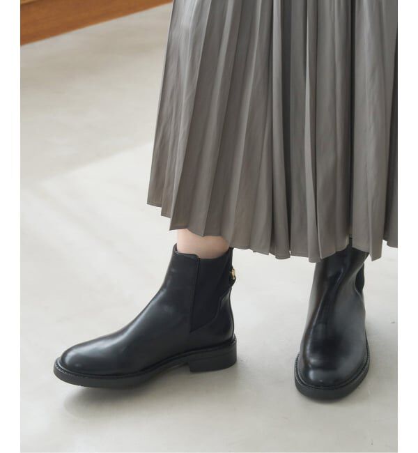  「モールドストレッチショートブーツ」|ショートブーツ|