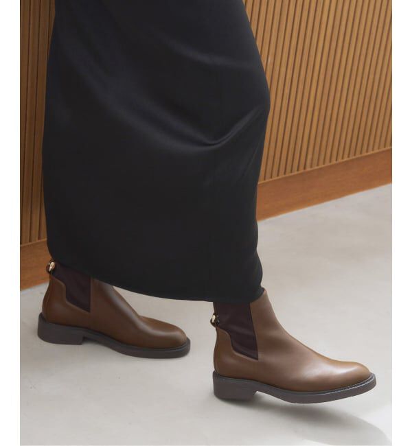 「モールドストレッチショートブーツ」|ショートブーツ|