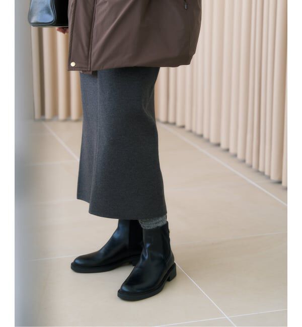  「モールドストレッチショートブーツ」|ショートブーツ|