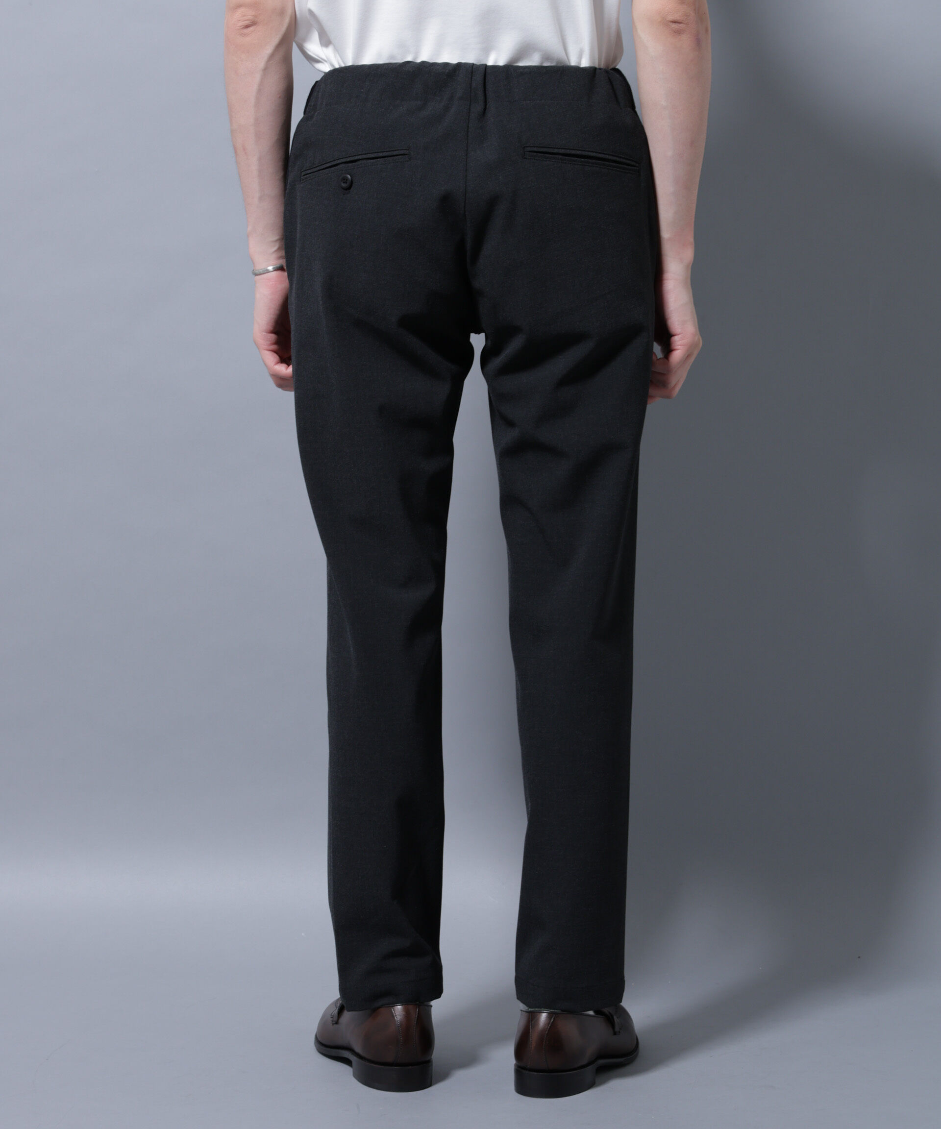 nano･universe「サイドリブストレッチイージーパンツ」|チノ|