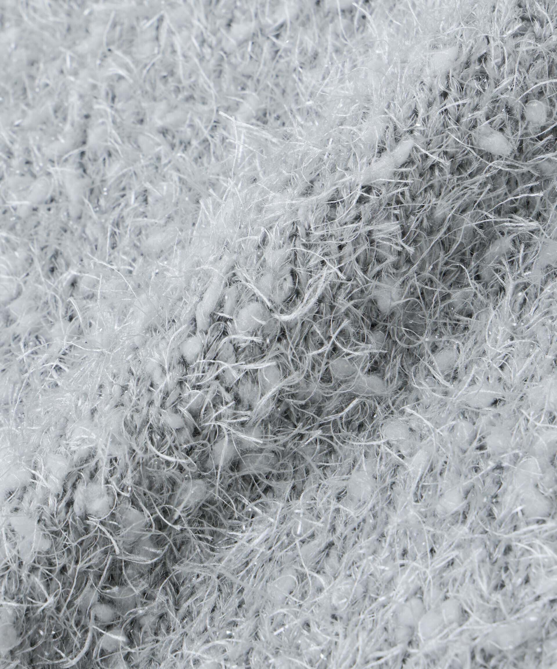 nano･universe「シャギーラメベスト」|ニット・セーター|