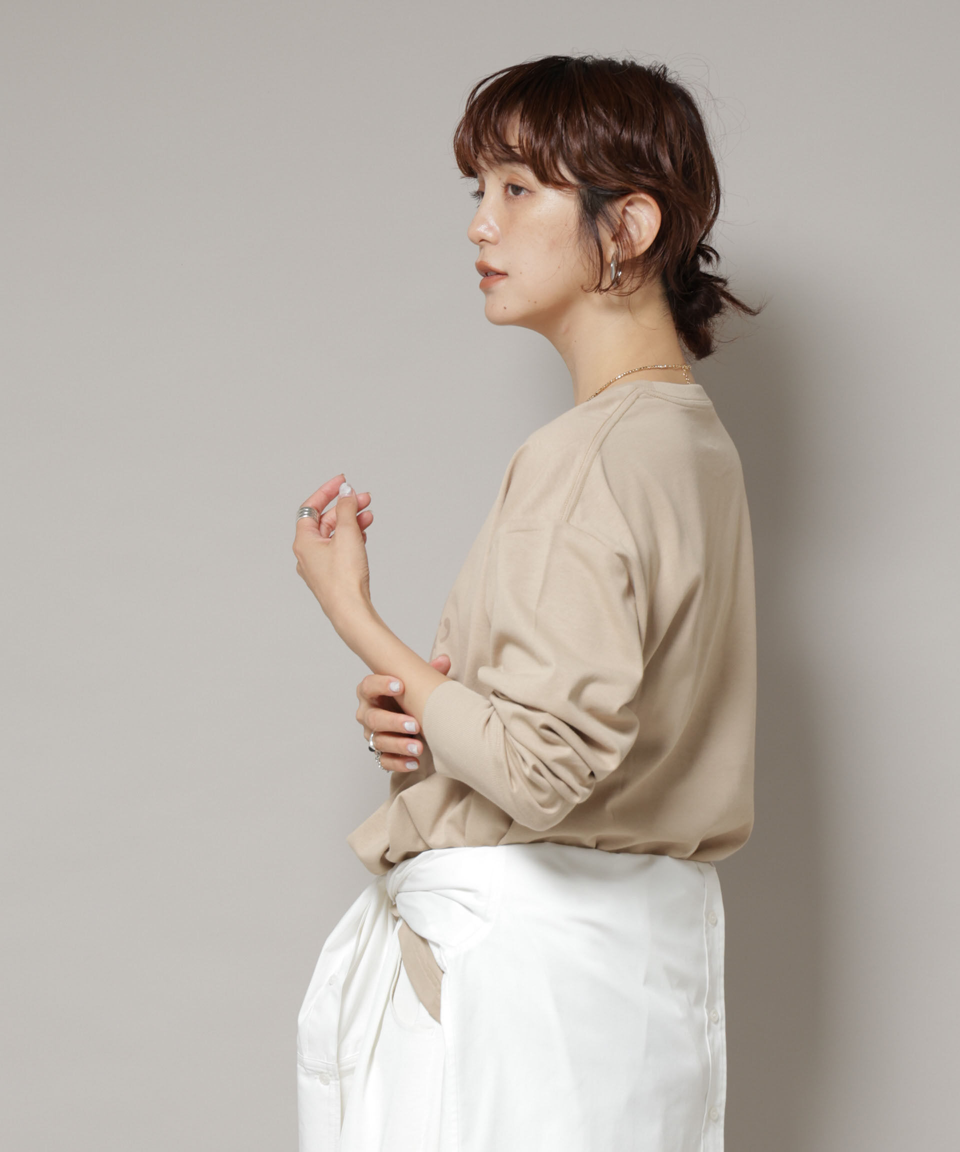 nano･universe「GOOD ROCK SPEED&times;Anti Soaked(R) 汗染み防止 BEATLES ロンT」|Tシャツ・カットソー|