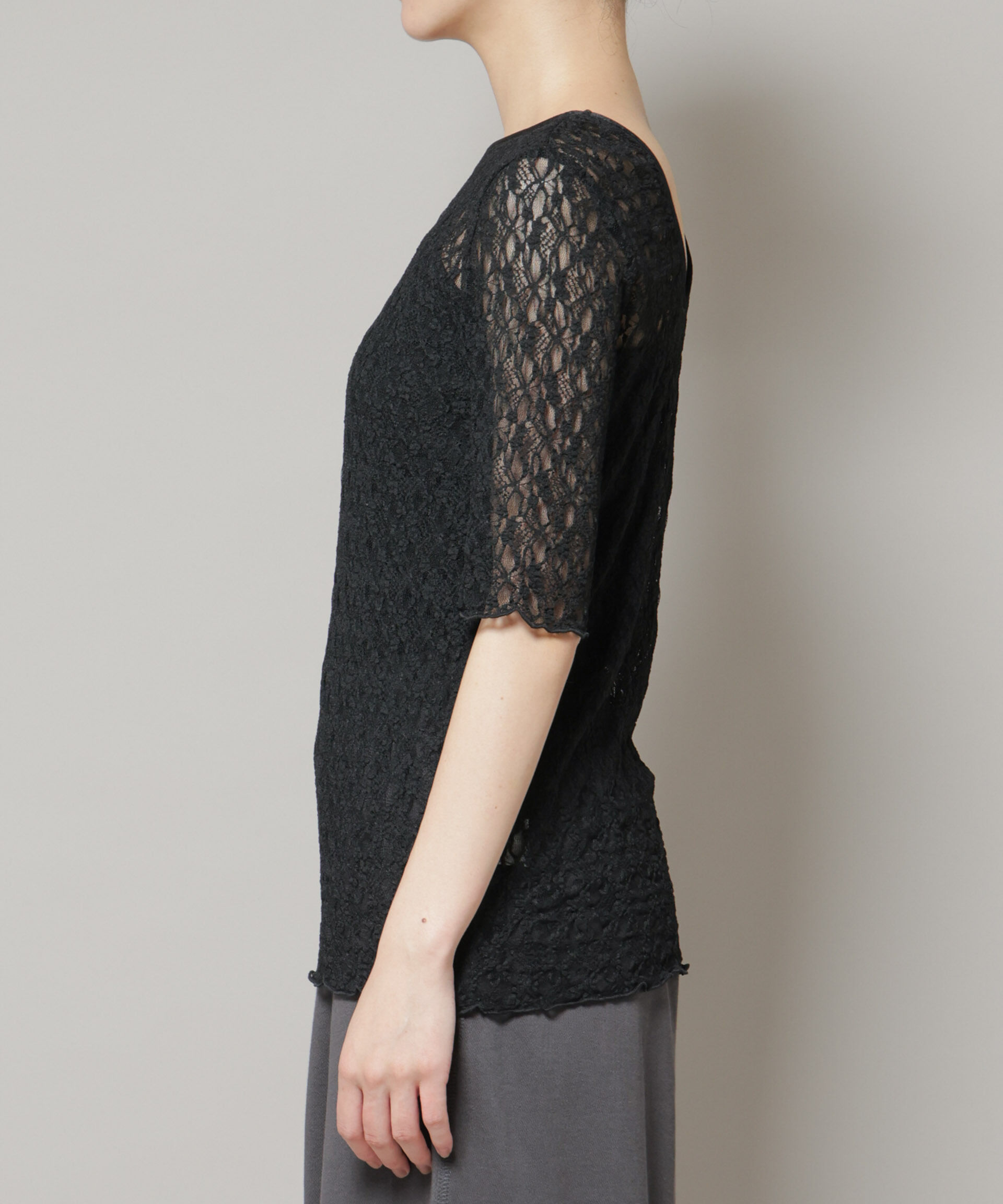 nano･universe「レースバックシャントップス」|Tシャツ・カットソー|