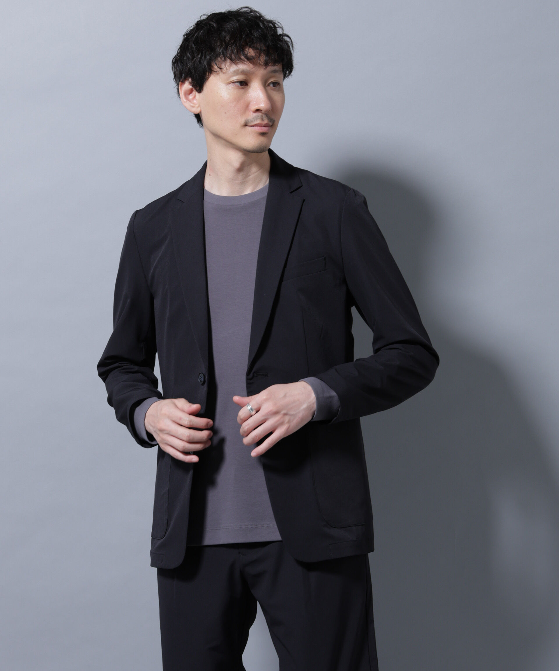 nano･universe「アクティブ4WAYストレッチドライ セットアップ」|スーツ|