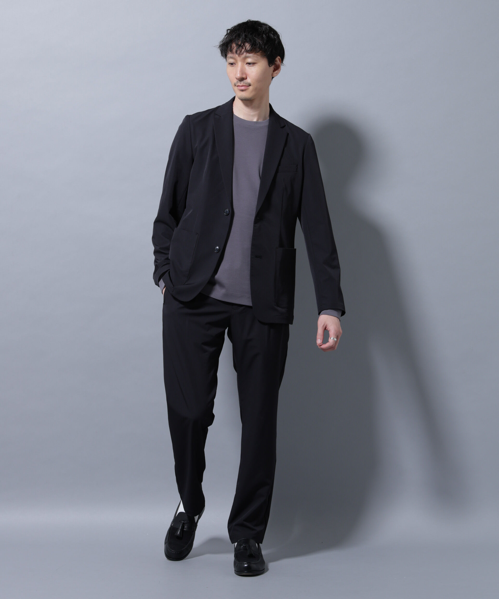 nano･universe「アクティブ4WAYストレッチドライ セットアップ」|スーツ|