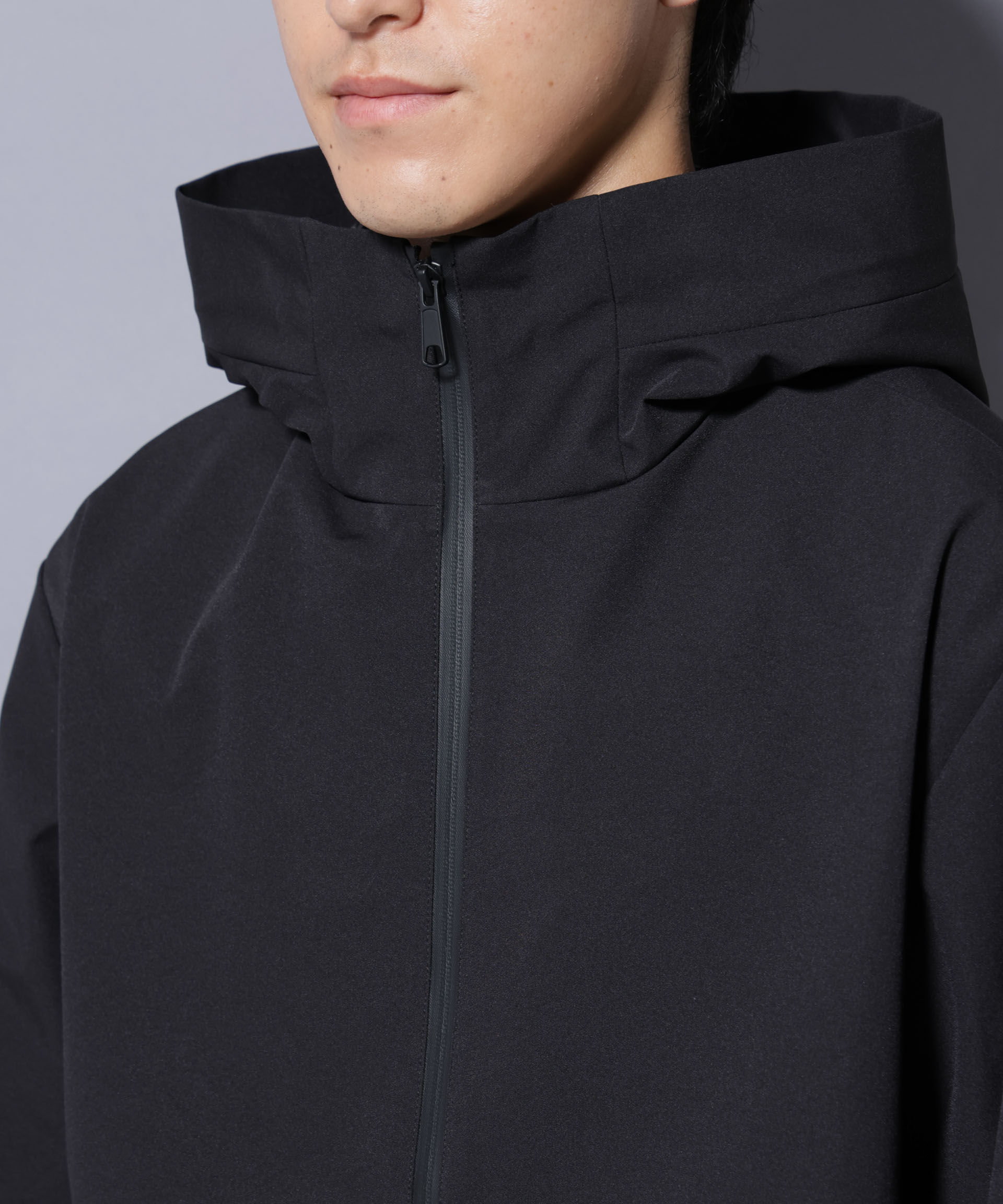 nano･universe「3レイヤーフーディブルゾン」|ブルゾン・スタジャン|