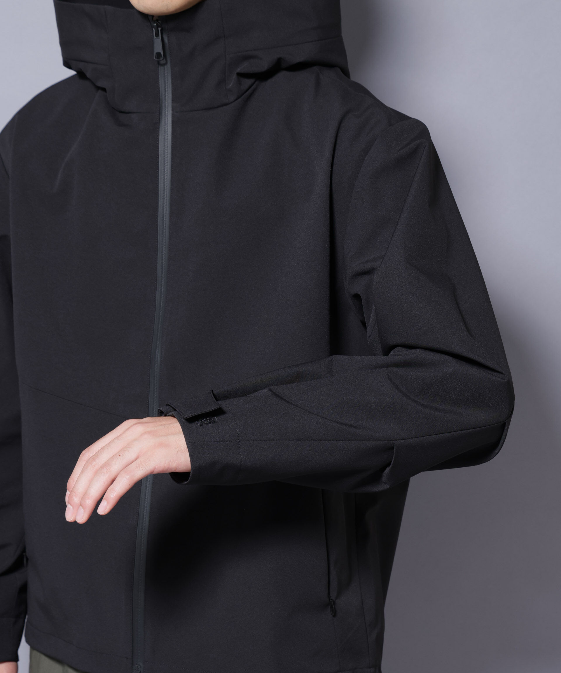 nano･universe「3レイヤーフーディブルゾン」|ブルゾン・スタジャン|