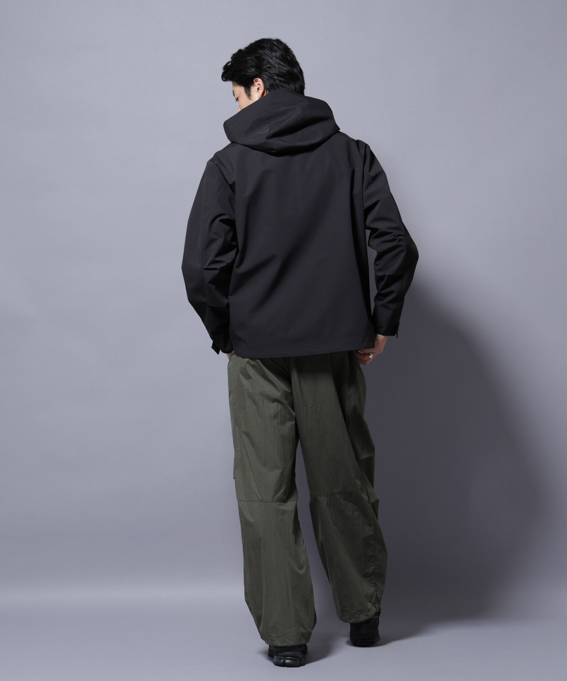 nano･universe「3レイヤーフーディブルゾン」|ブルゾン・スタジャン|