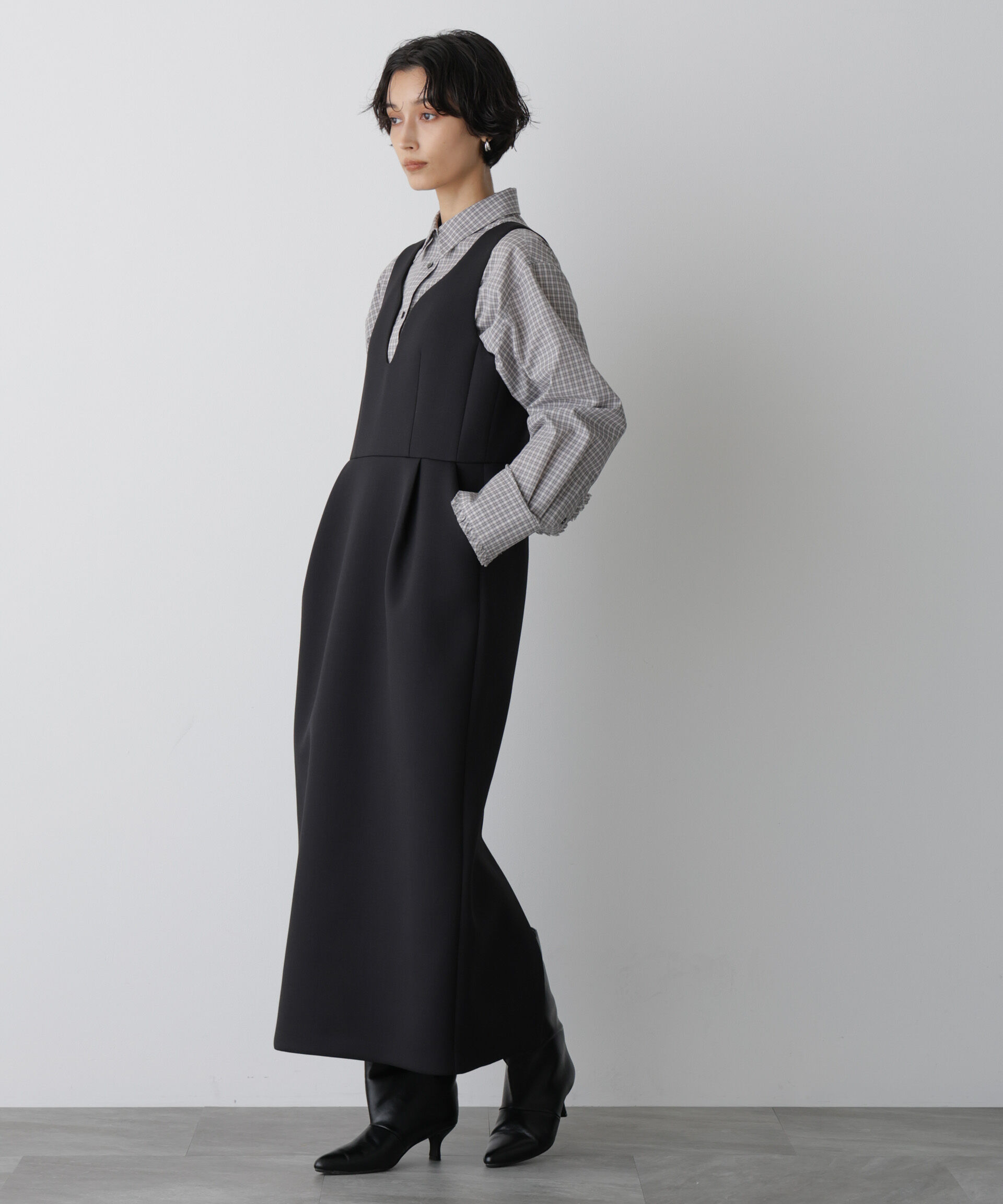  「「STEVELOUR」ダンボールボトルドレス」|ワンピース|ブラック