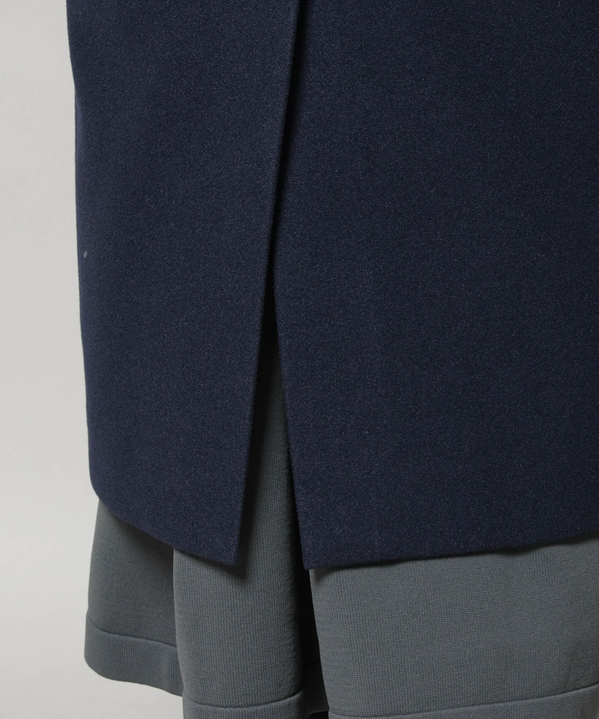 nano･universe「メルトンジャージーステンカラーコート」|その他|