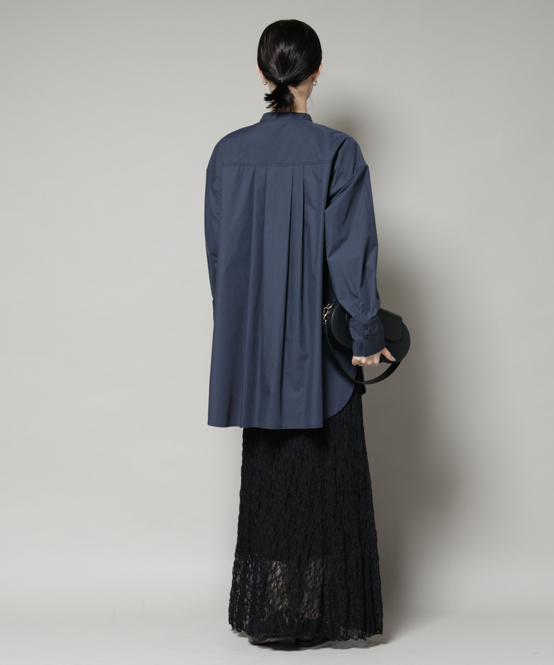 nano･universe「スタンドカラーシャツ」|シャツ・ブラウス|