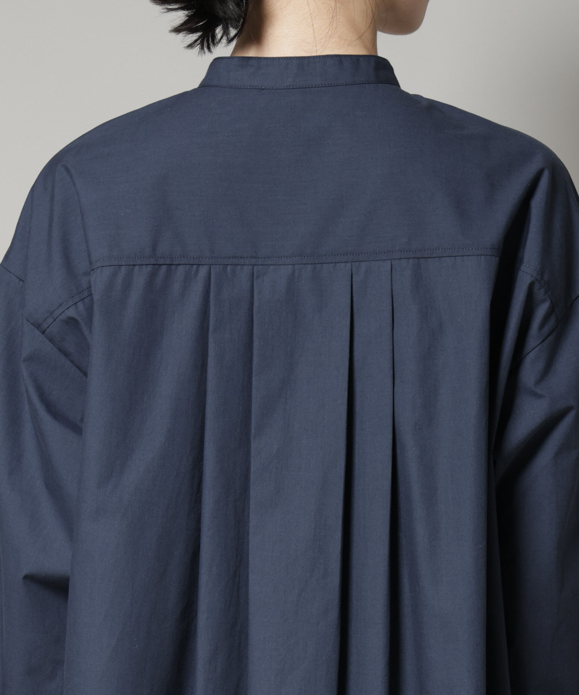 nano･universe「スタンドカラーシャツ」|シャツ・ブラウス|