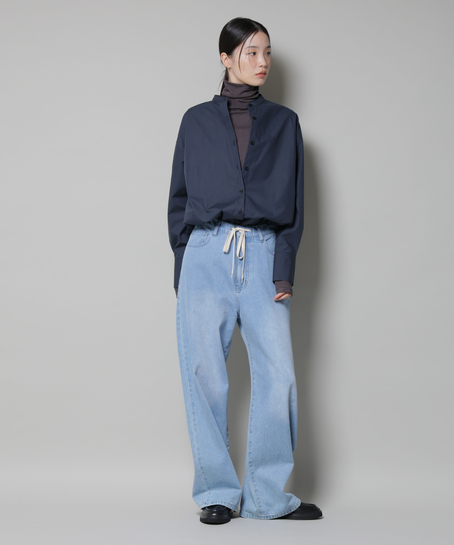 nano･universe「スタンドカラーシャツ」|シャツ・ブラウス|