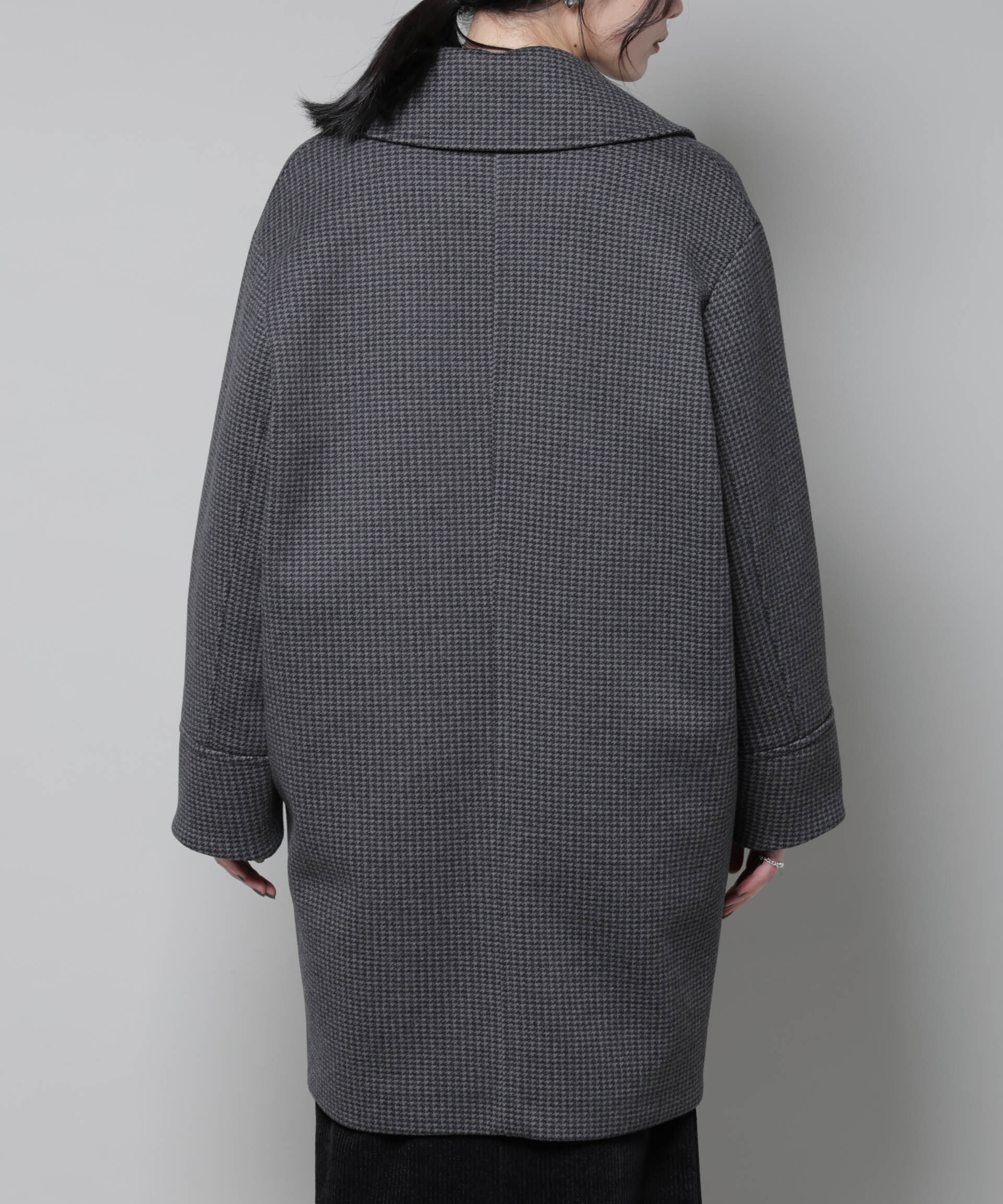 nano･universe「オーバーサイズポケットチェックコート」|その他|