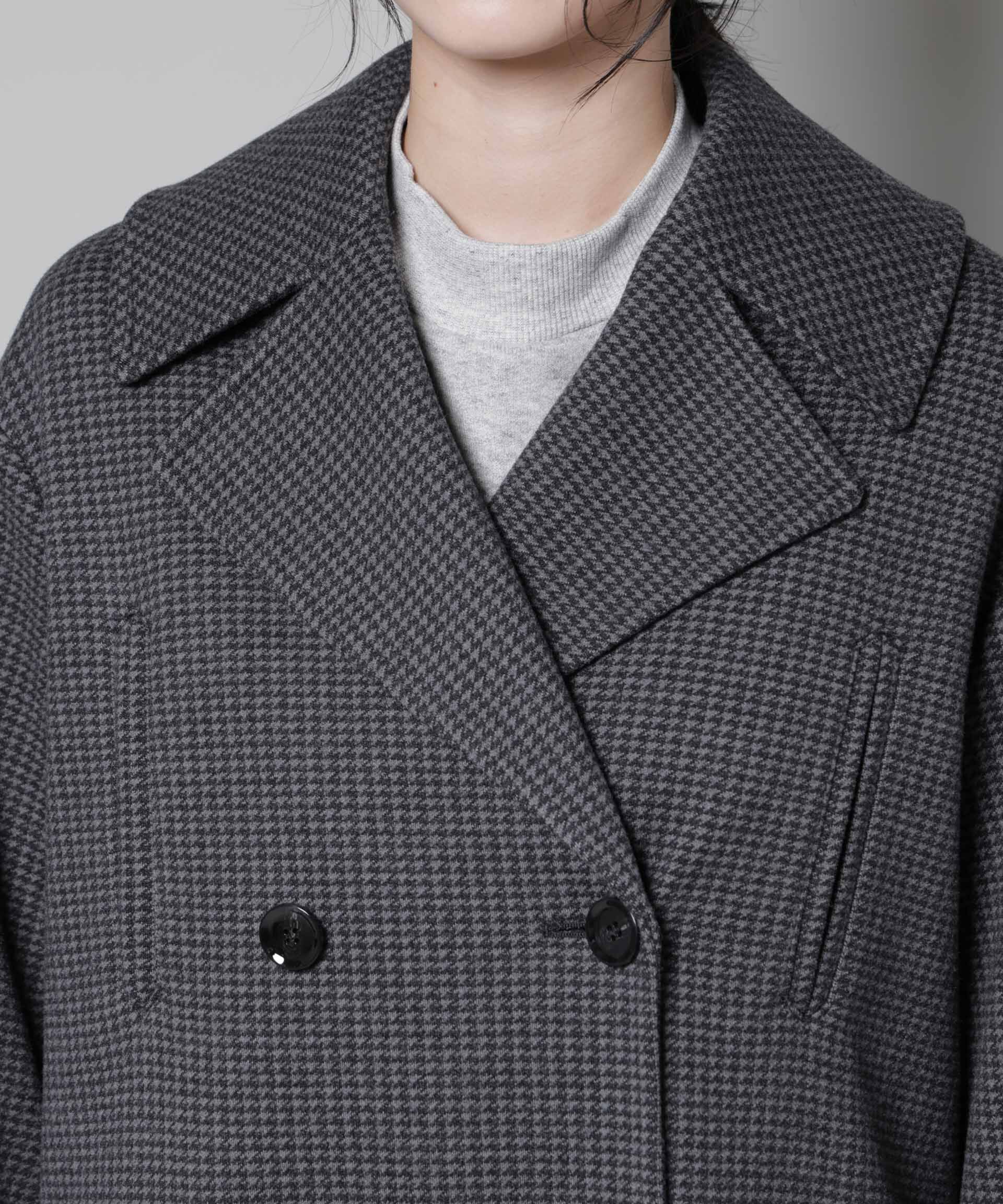 nano･universe「オーバーサイズポケットチェックコート」|その他|