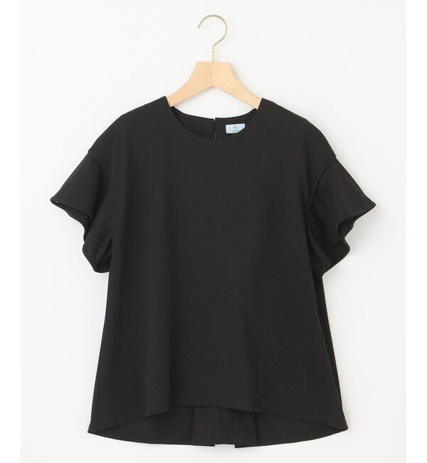 組曲「GIZAプレーティング天竺フリルスリーブ Tシャツ」|Tシャツ・カットソー|