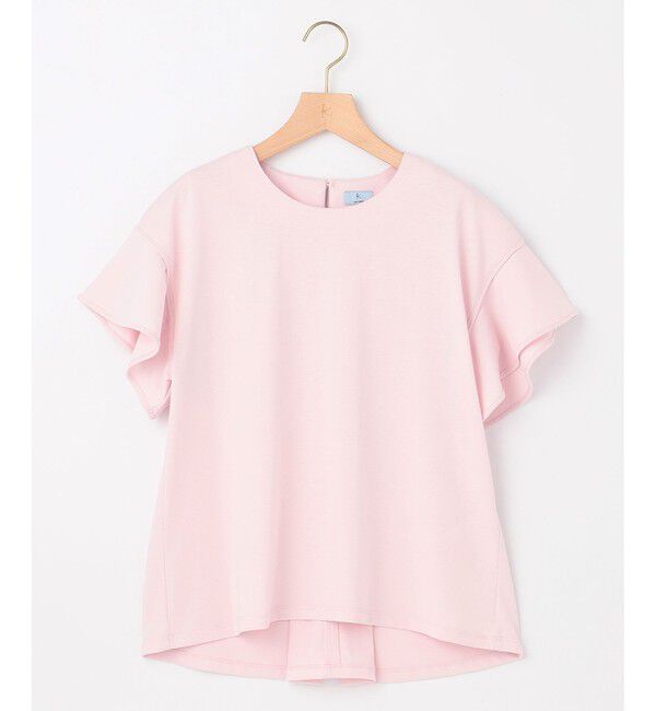 組曲「GIZAプレーティング天竺フリルスリーブ Tシャツ」|Tシャツ・カットソー|