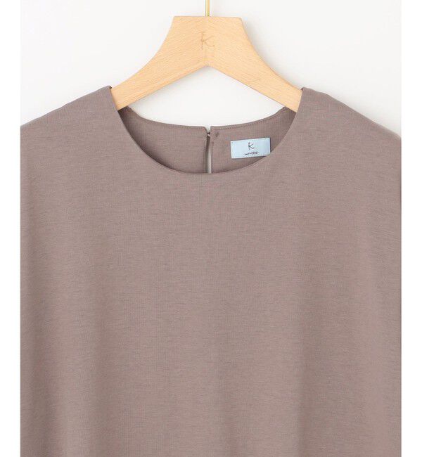 組曲「GIZAプレーティング天竺フリルスリーブ Tシャツ」|Tシャツ・カットソー|