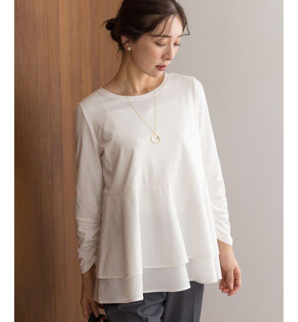 組曲「シャツコンビティアード ロングＴシャツ」|Tシャツ・カットソー|