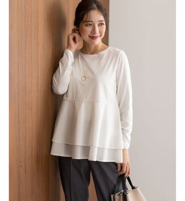 組曲「シャツコンビティアード ロングＴシャツ」|Tシャツ・カットソー|