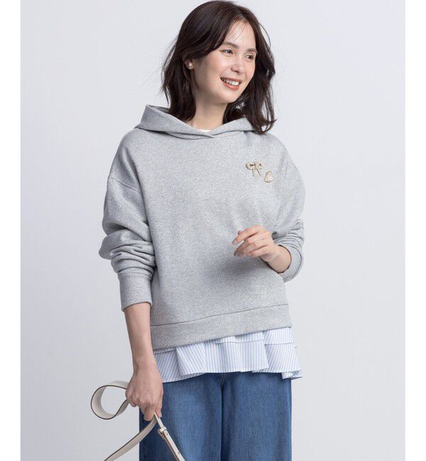 組曲「【WEB限定】シャイニーラメ パーカー」|パーカー|