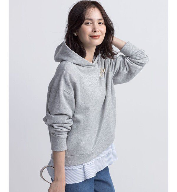 組曲「【WEB限定】シャイニーラメ パーカー」|パーカー|