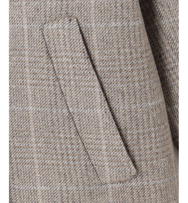 自由区「【カタログ掲載】ウールリバーチェック柄ダブルブレスト コート」|その他|