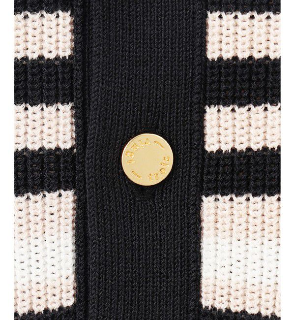 23区「【洗える】コットンアセテート バックボタン ニット」|ニット・セーター|