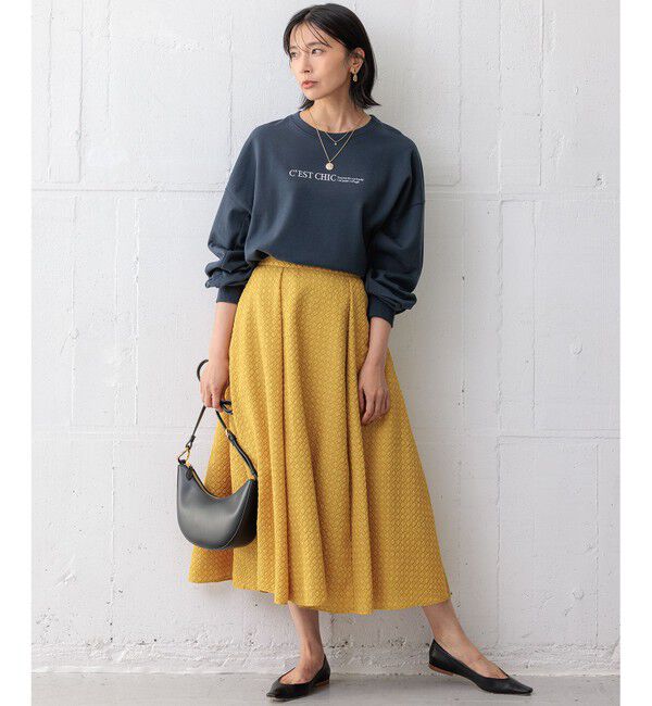 23区「【洗える】ライトコットンテリー ロゴ カットソー」|Tシャツ・カットソー|