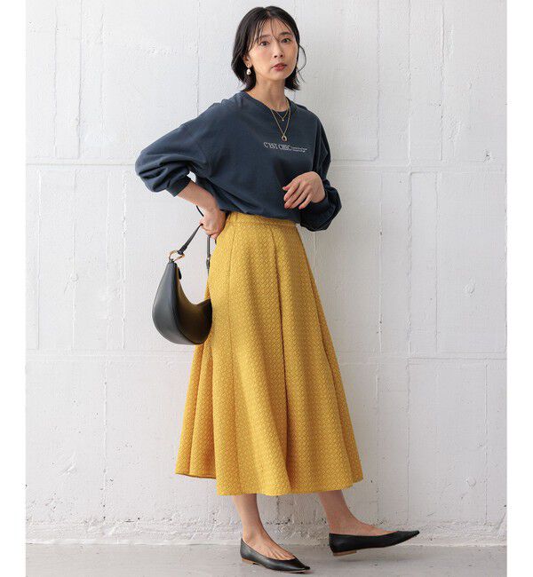 23区「【洗える】ライトコットンテリー ロゴ カットソー」|Tシャツ・カットソー|