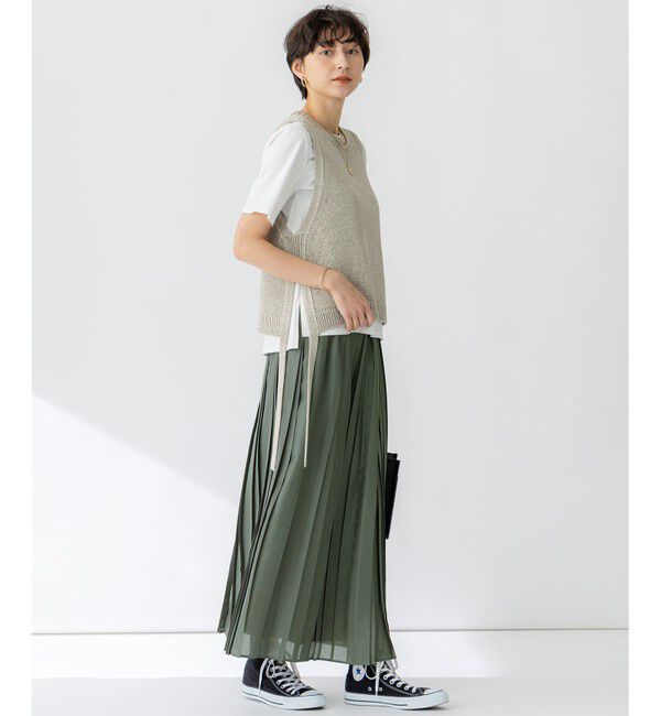 23区「【洗える】ブライトリリーヤーン ニット ベスト」|ベスト・ジレ|