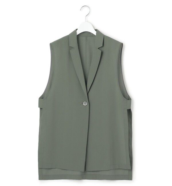 23区「【洗える】ライトシアーマットクロス ジレ」|その他|