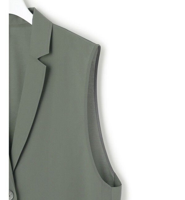 23区「【洗える】ライトシアーマットクロス ジレ」|その他|