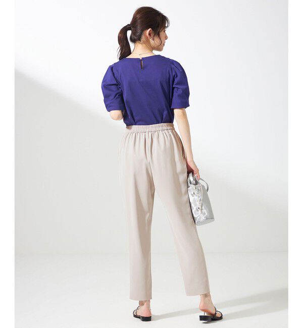 ANY SIS「【接触冷感・吸水速乾・UVカット】サラキレイ テーパードパンツ」|その他|