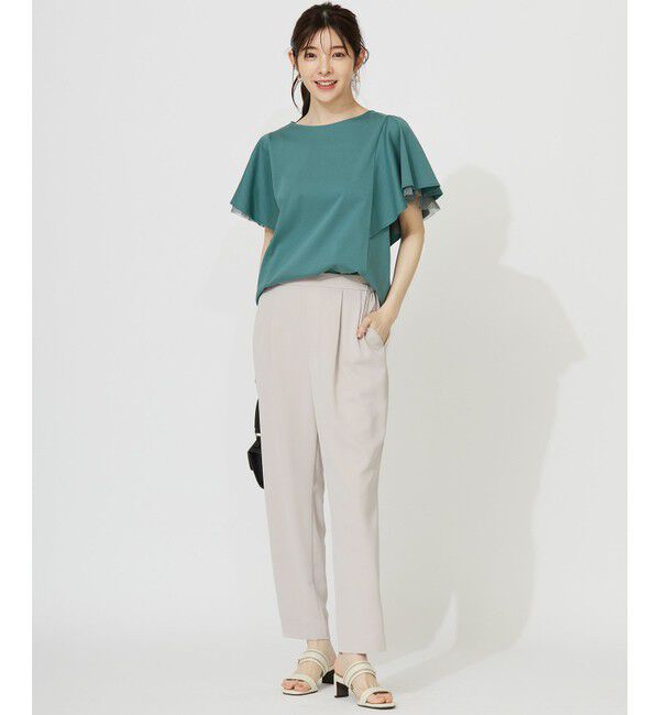 ANY SIS「【接触冷感・吸水速乾・UVカット】サラキレイ テーパードパンツ」|その他|