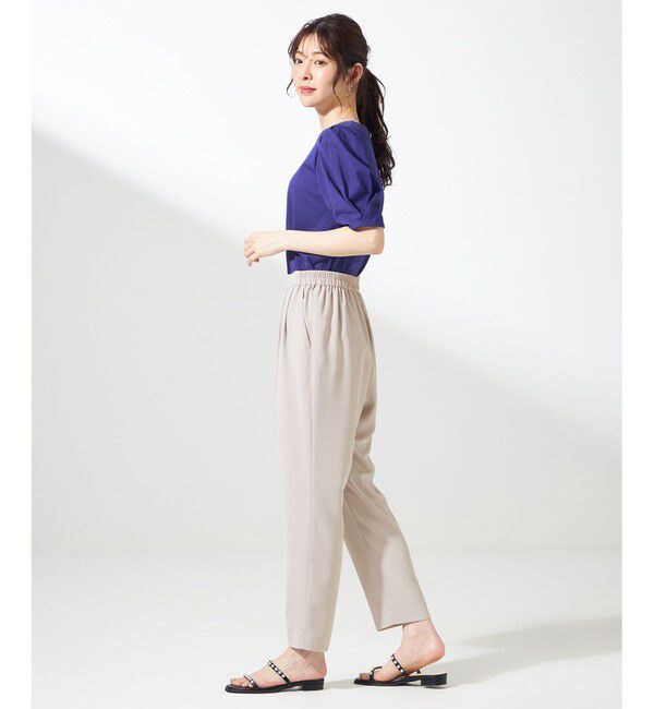 ANY SIS「【接触冷感・吸水速乾・UVカット】サラキレイ テーパードパンツ」|その他|