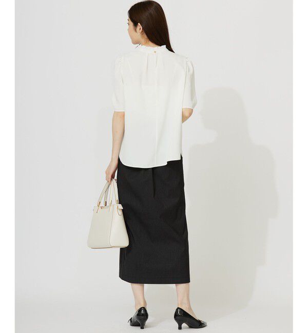 ANY SIS「【洗える】フリルネックスタンド ブラウス」|シャツ・ブラウス|