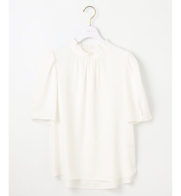 ANY SIS「【洗える】フリルネックスタンド ブラウス」|シャツ・ブラウス|