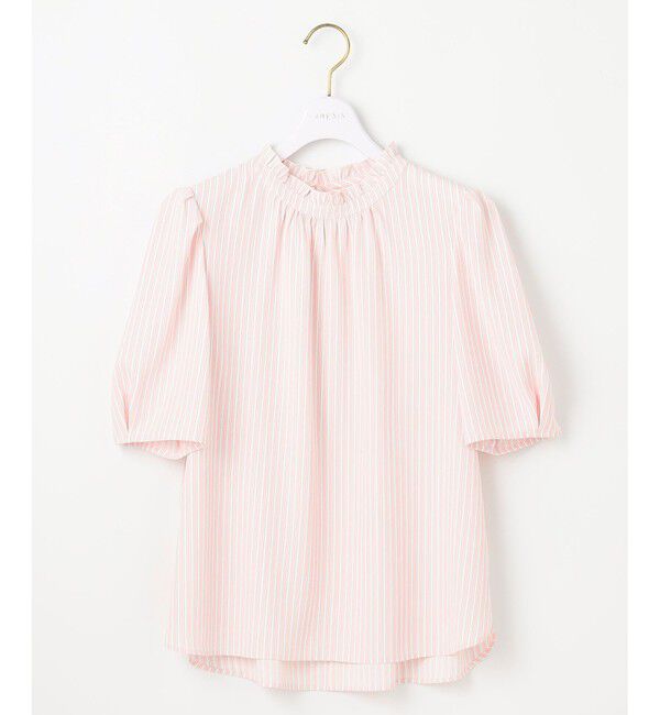 ANY SIS「【洗える】フリルネックスタンド ブラウス」|シャツ・ブラウス|