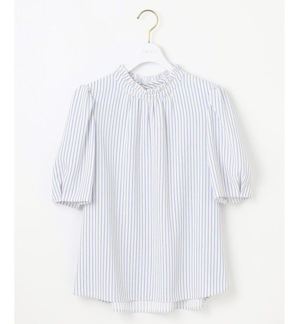 ANY SIS「【洗える】フリルネックスタンド ブラウス」|シャツ・ブラウス|