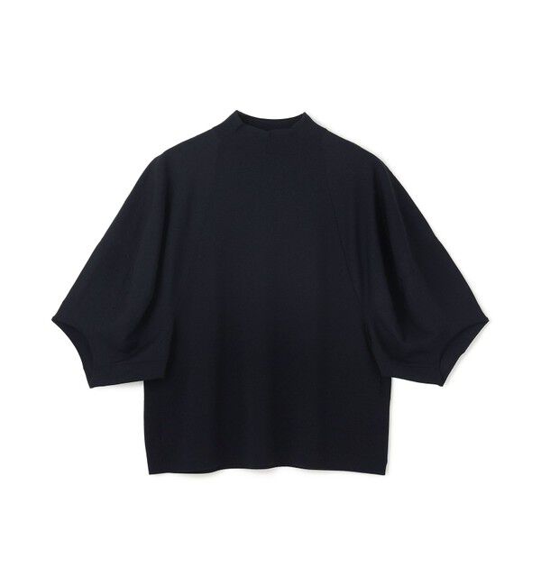 BEIGE,「【洗える】NADIA / ボリュームスリーブ半袖ボトルネックニット」|ニット・セーター|