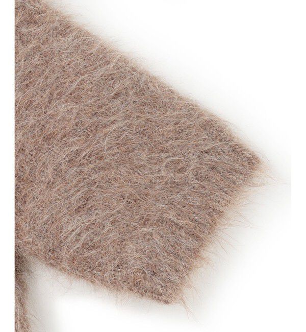 BEIGE,「SENECA / アルパカウールショートシャギーニット」|ニット・セーター|