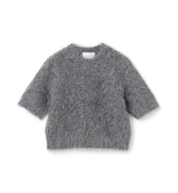 BEIGE,「SENECA / アルパカウールショートシャギーニット」|ニット・セーター|